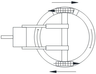 Communication circuit board overturning and conveying device