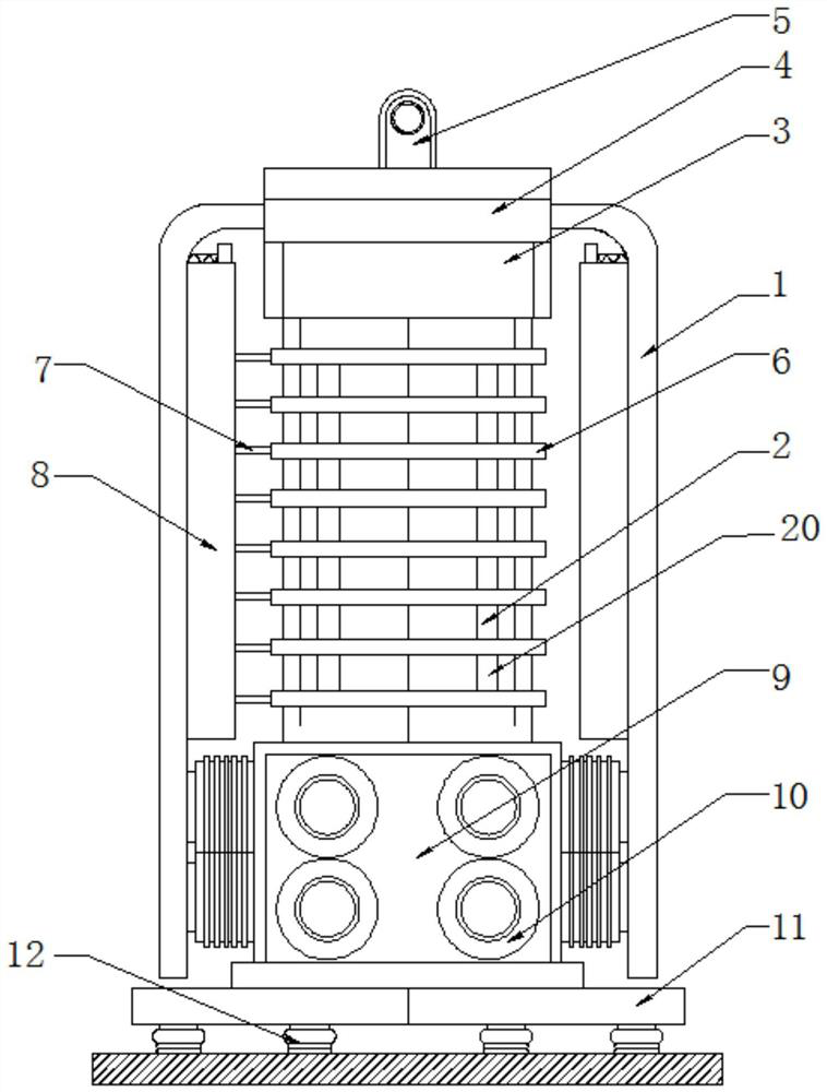 Compressor shell with efficient sound absorption structure