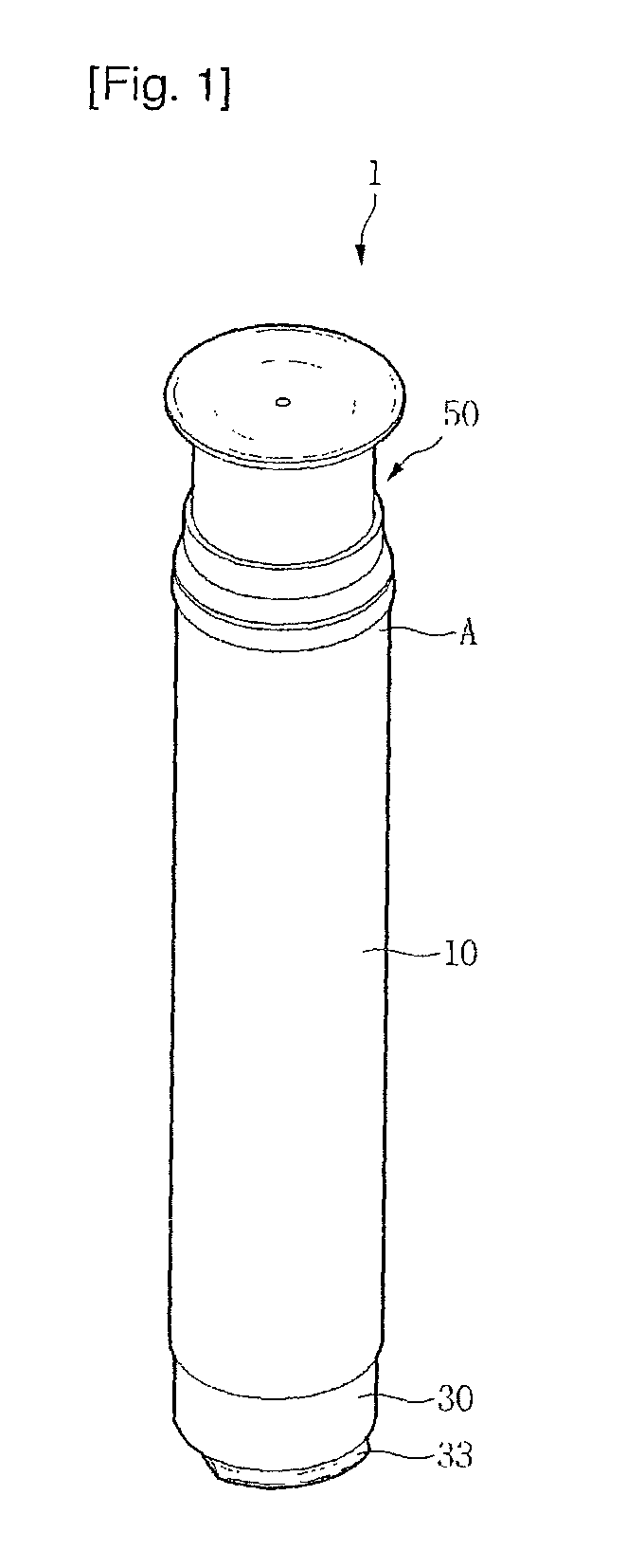 Air-pump type discharger and dispenser for daily necessaries including the same