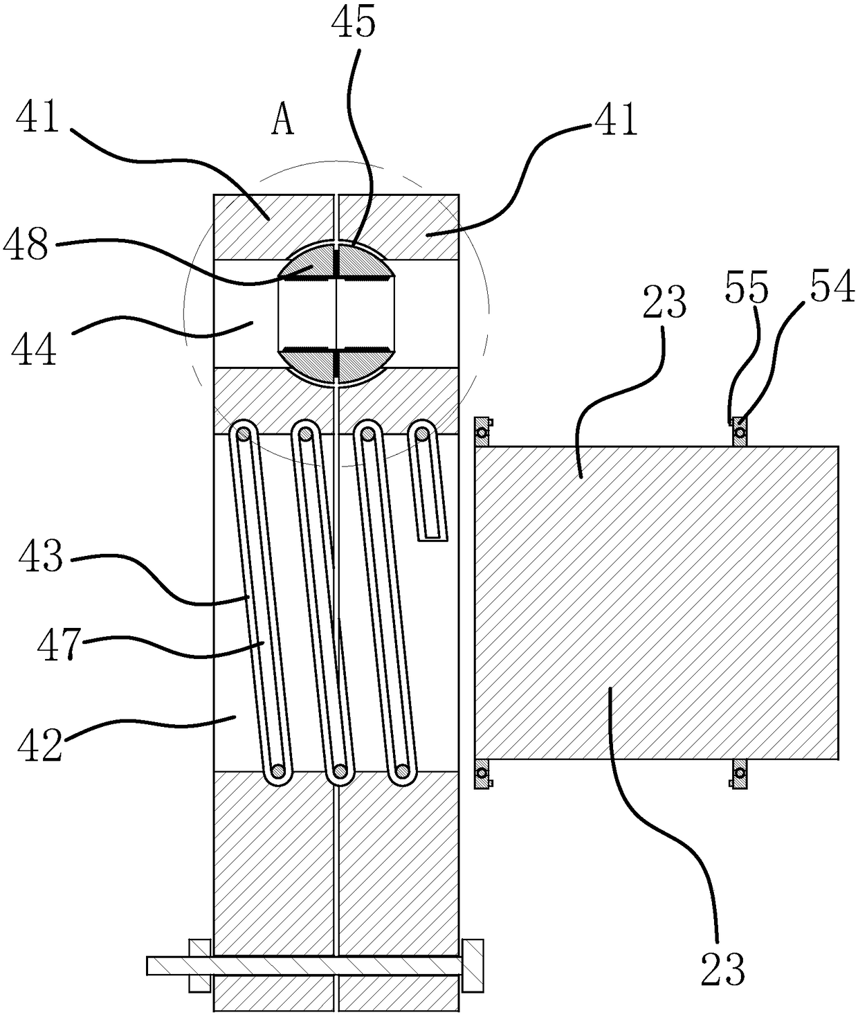 Busbar fixing assembly in high-voltage power distribution system