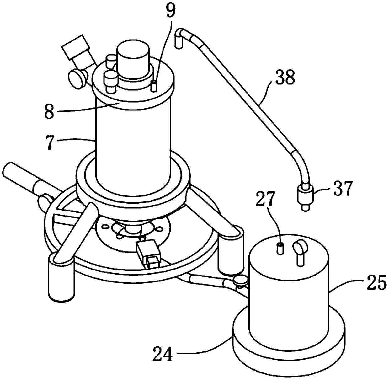 Harmless treatment device for sludge