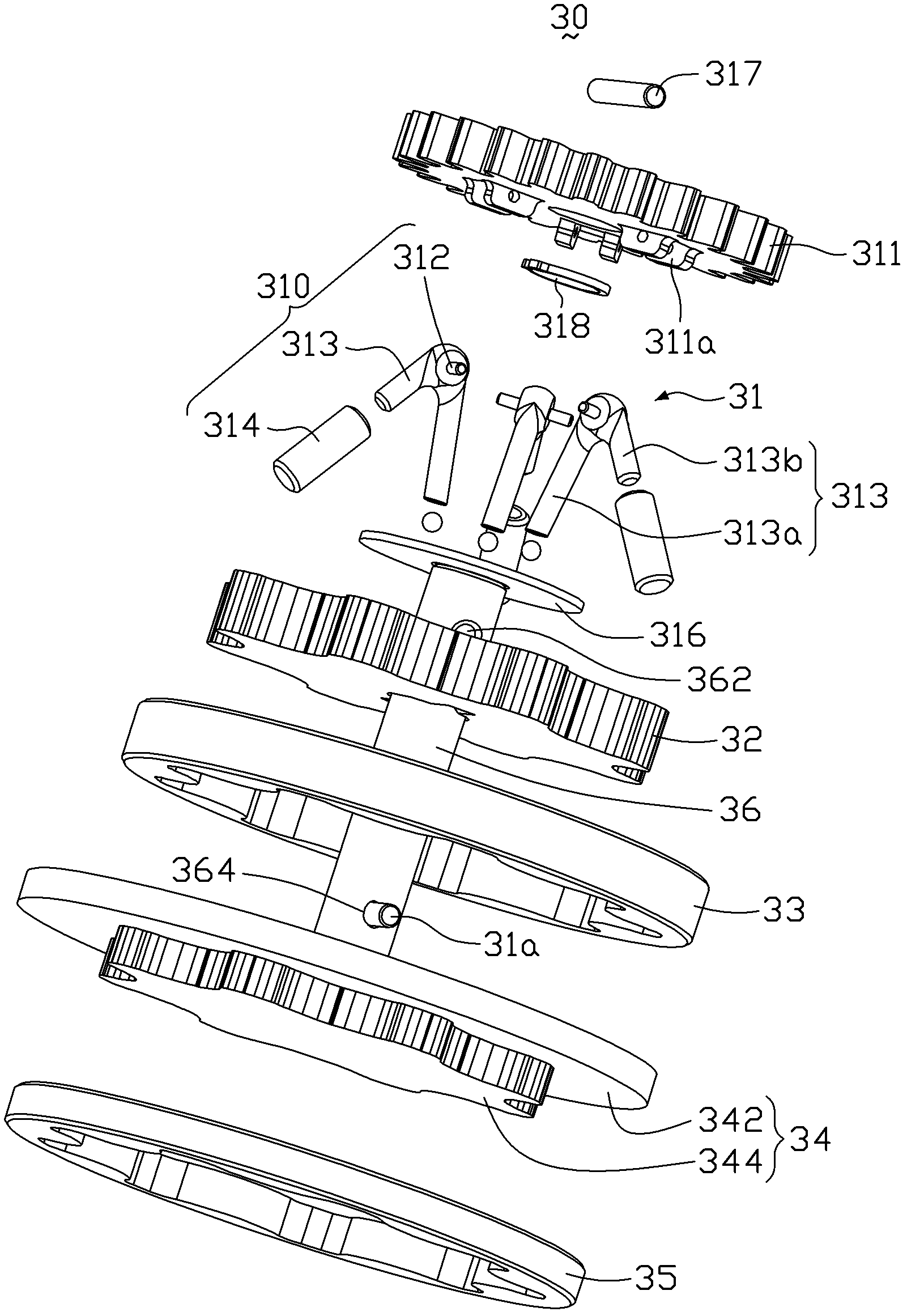 Variable displacement rotor oil pump