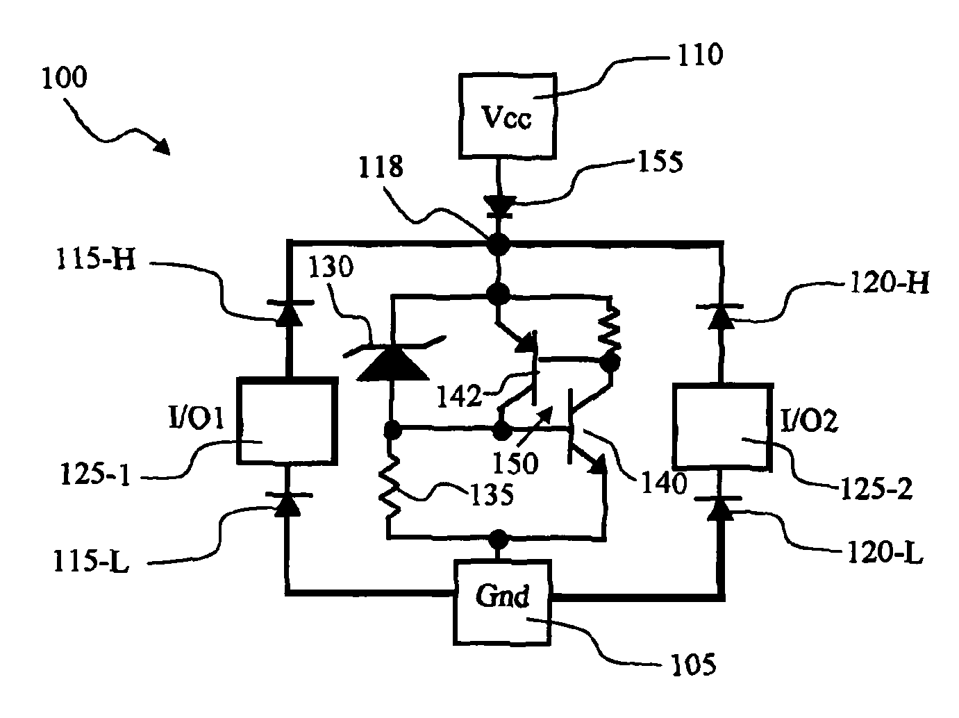 Transient voltage suppressor (TVS) with improved clamping voltage