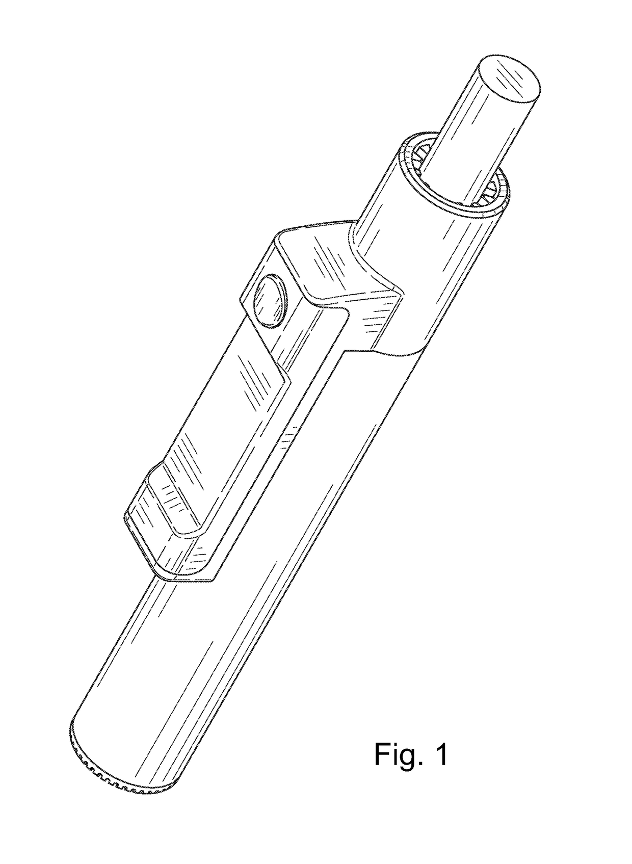 Low temperature heat not burn electronic cigarette