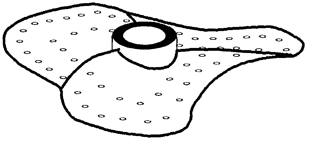 Merged propeller blade type electro-catalytic reactor for high-viscosity wastewater treatment