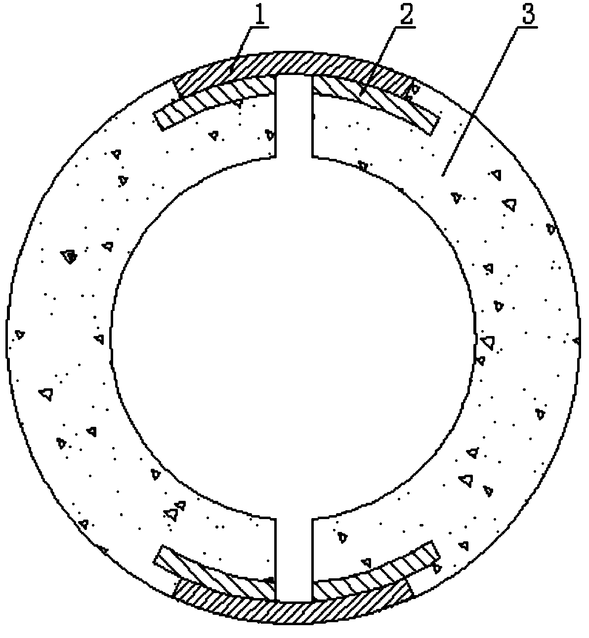 Construction method for high-rise concrete structure