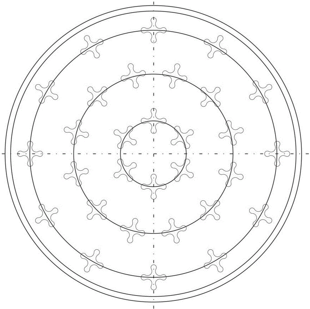 Special-shaped spinneret plate and method for producing square-section colored FDY through special-shaped spinneret plate