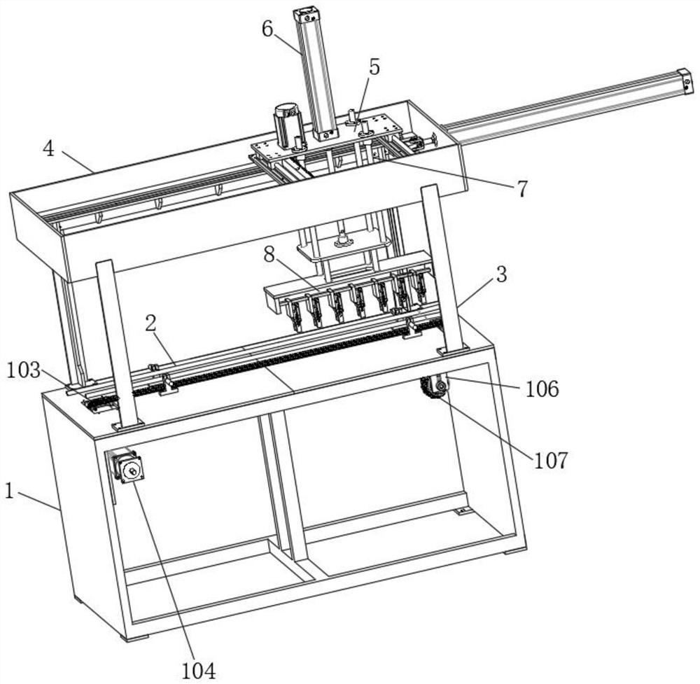 Carrying and positioning mechanism for lock cylinder machining and working method thereof