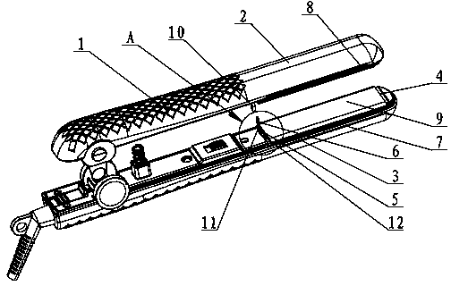 Baffle-type hairdressing device