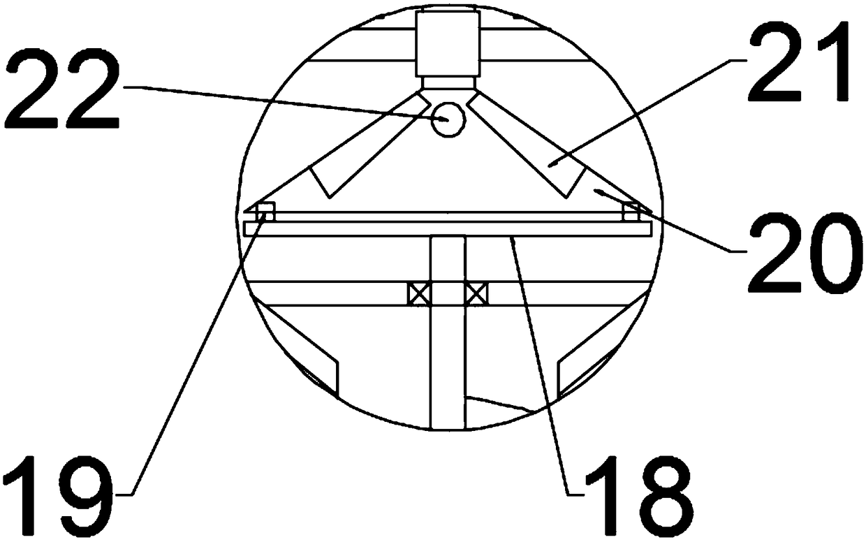 Self-inhalation paint stirring device for building