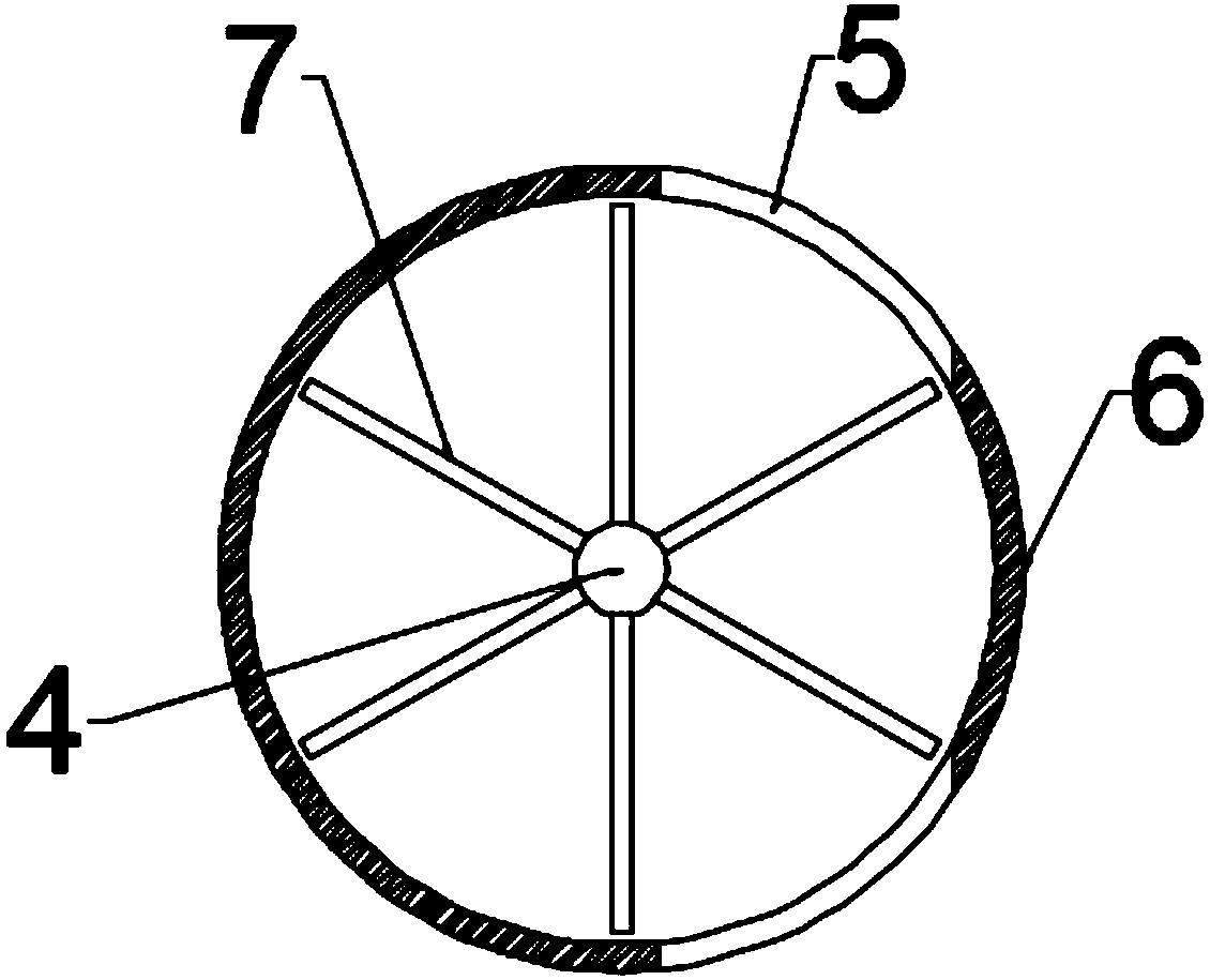 Self-inhalation paint stirring device for building