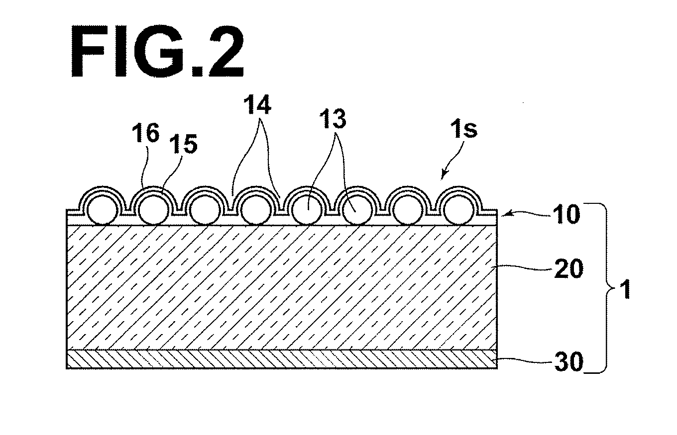 Substrate for mass spectrometry and mass spectrometry method