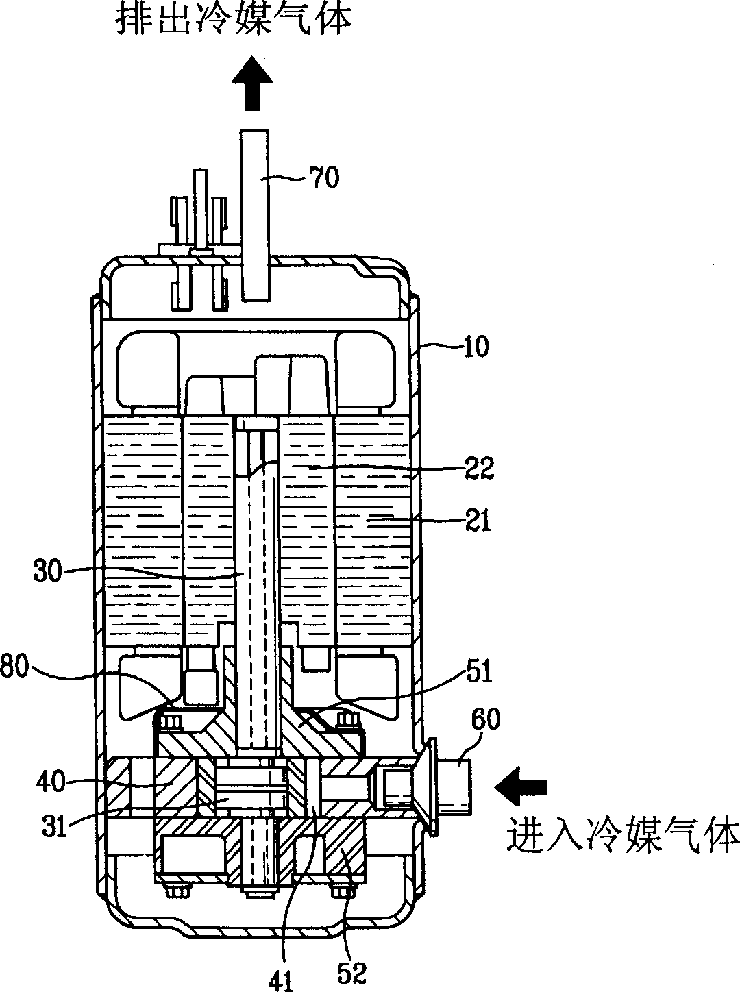 Silencer of rotary compressor