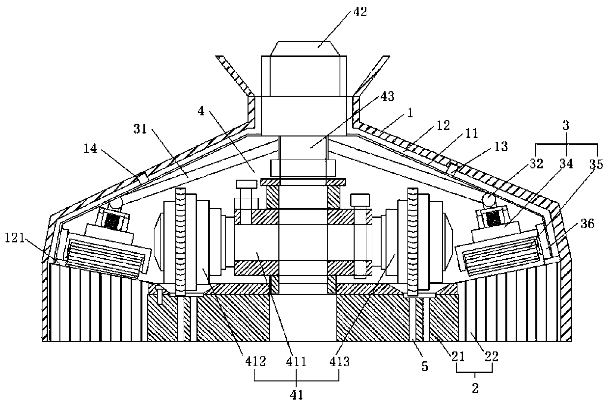 Production device for novel environment-friendly bioactive oyster shell substrate and process thereof