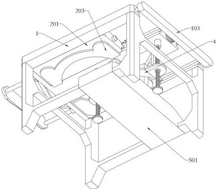 Multi-angle cutting device for glass fiber reinforced plastic tube processing