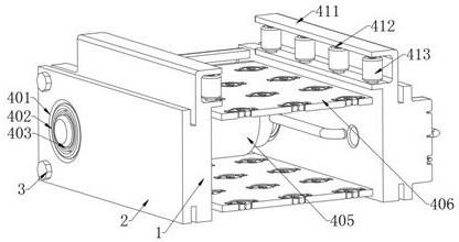 Conveying belt with vibration and falling prevention function for electronic component production