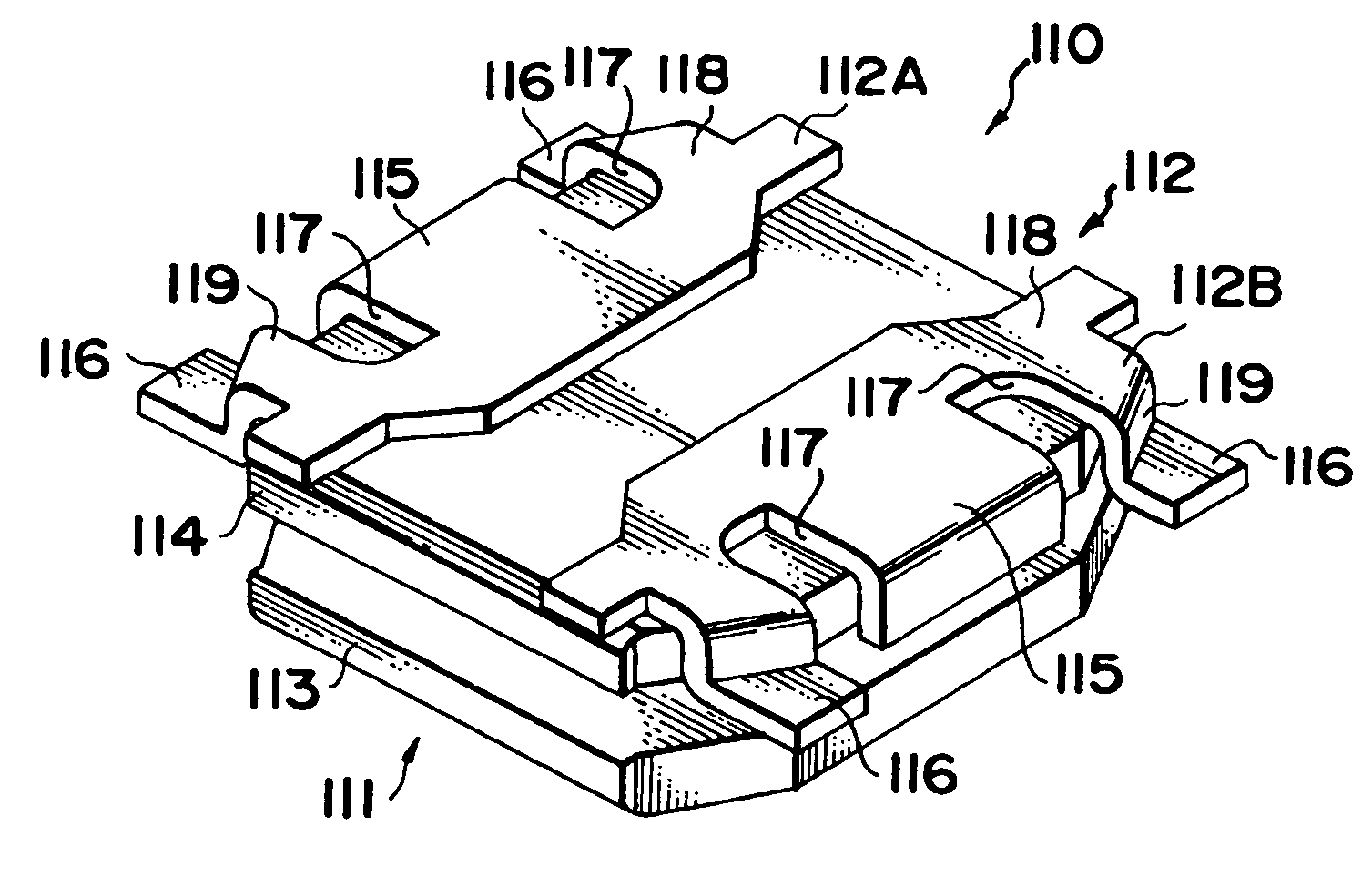 Micro surface mount coil unit