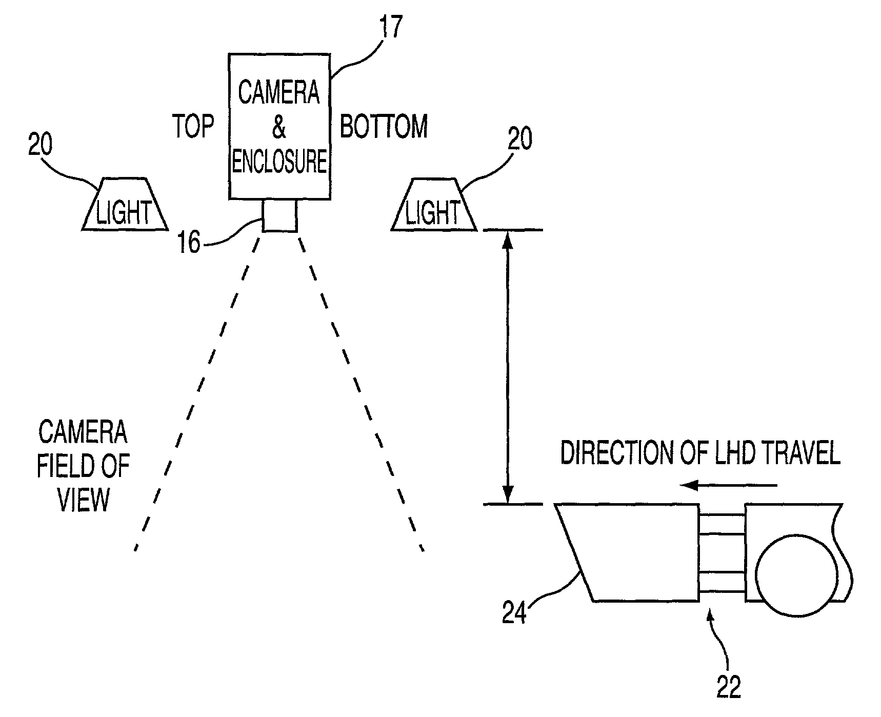 Rock fragmentation analysis system