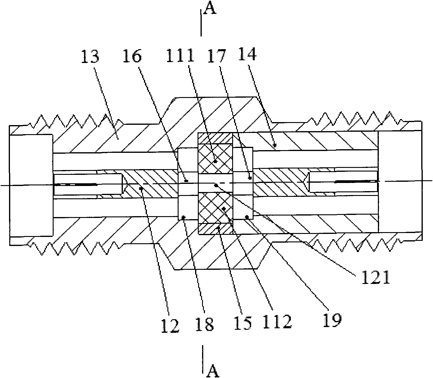 High-precision radio frequency coaxial connector