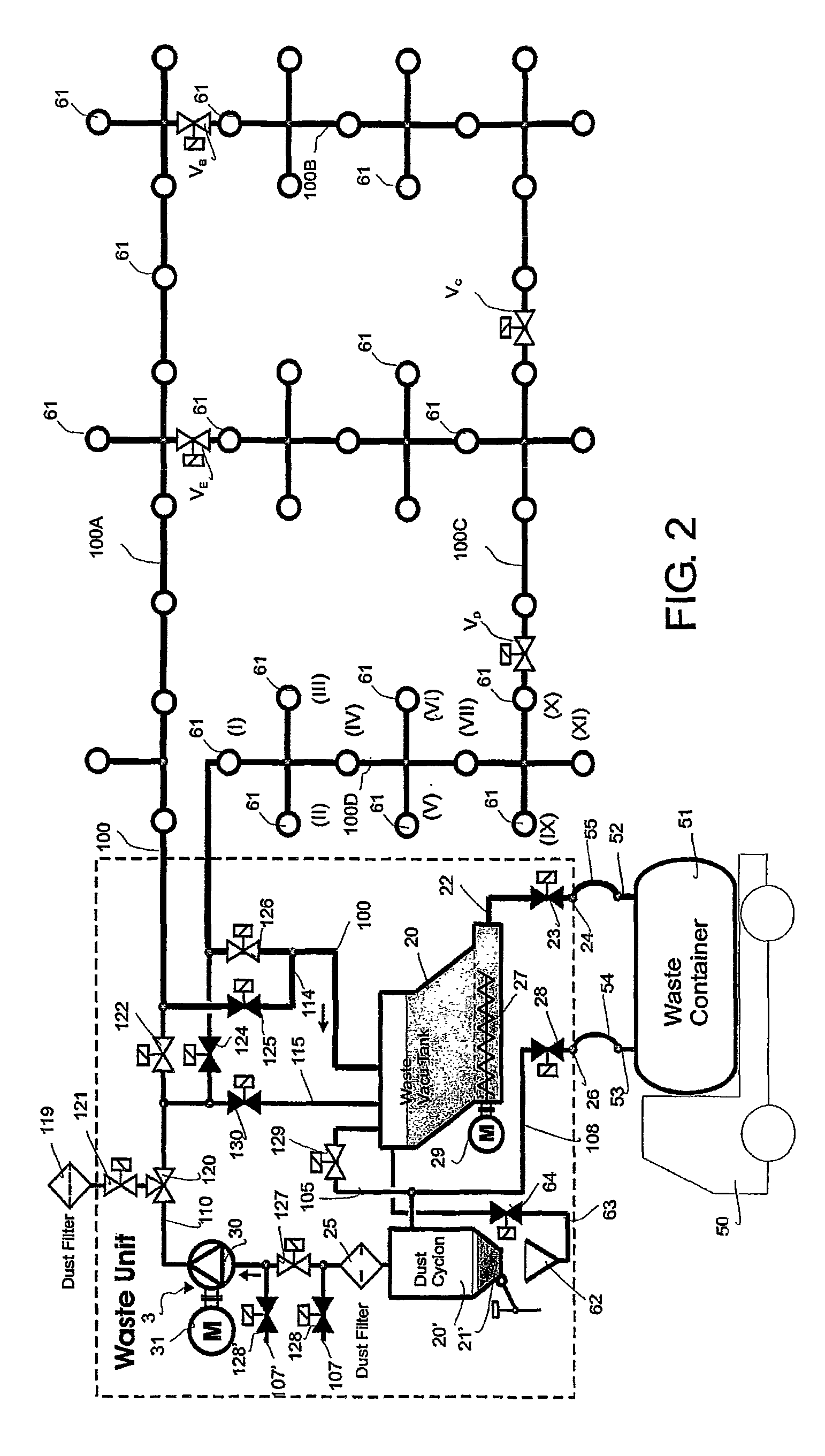 Method and arrangement in pneumatic material conveying system