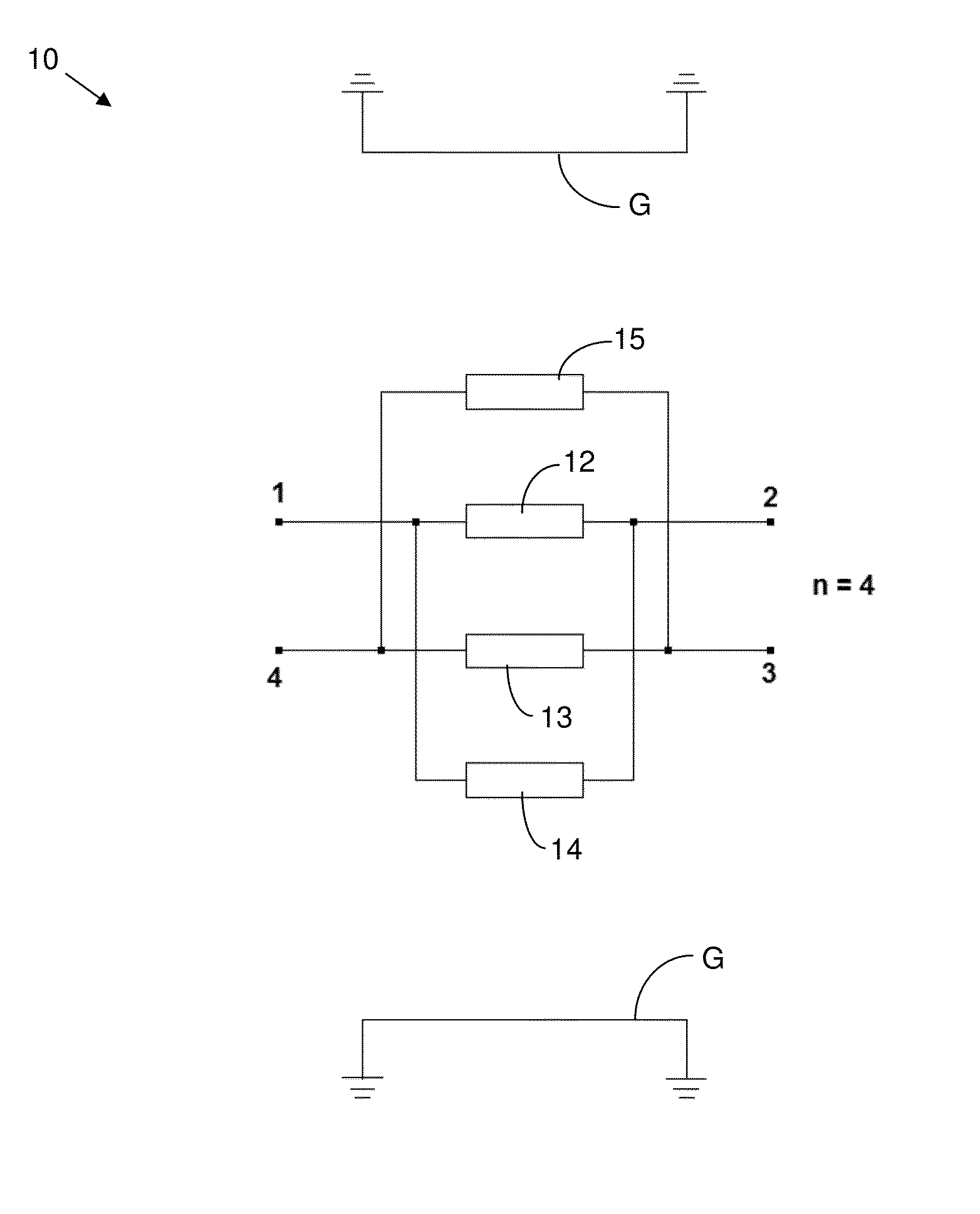 Symmetrical hybrid coupler