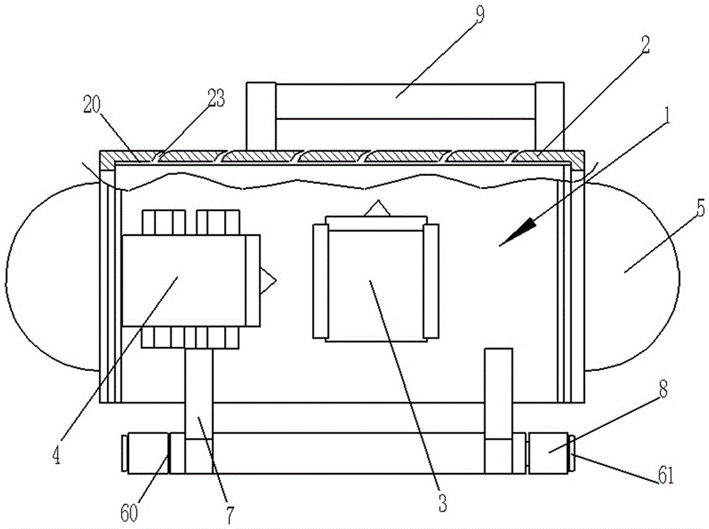 Miniature underwater observation robot