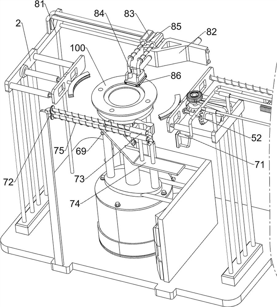 Gasket polishing equipment for hardware tool machining