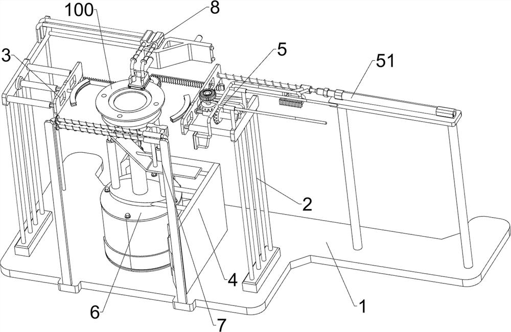 Gasket polishing equipment for hardware tool machining