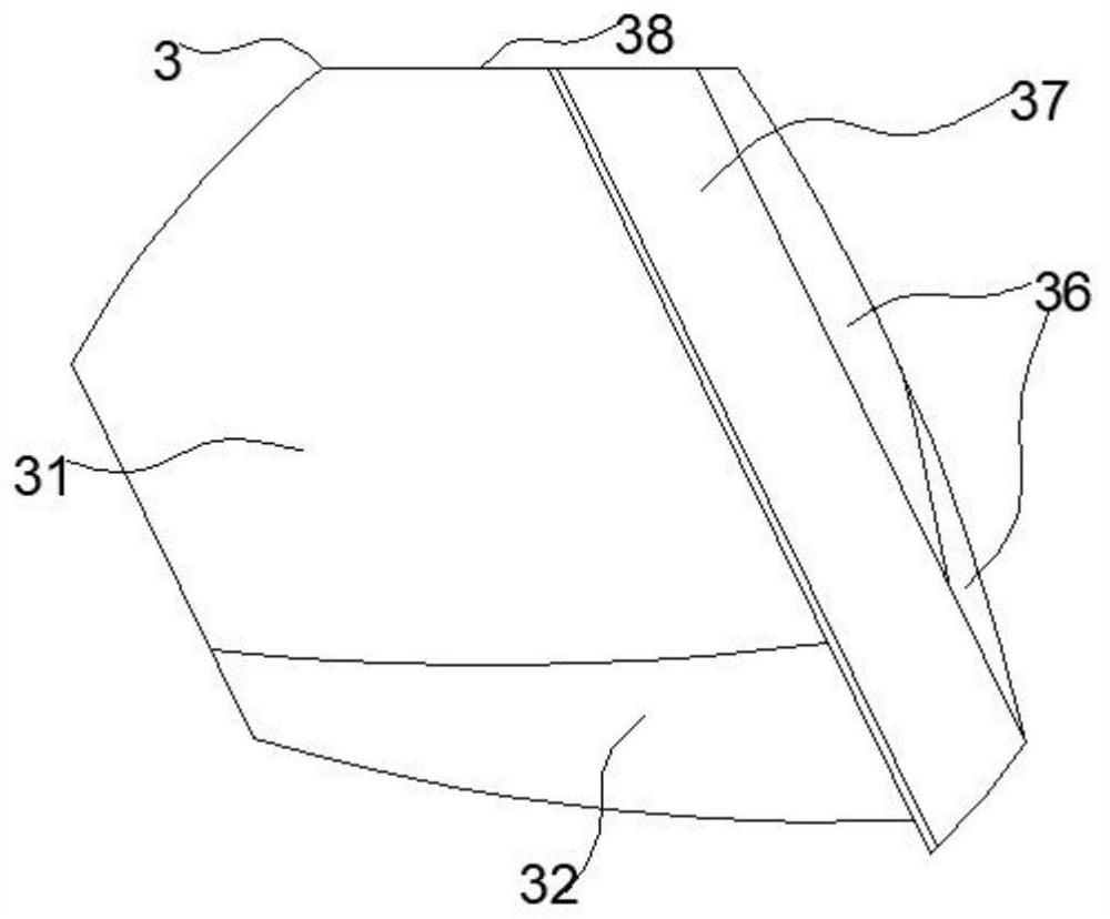 High-efficiency automotive LED high-beam/low-beam integrated double-light lens group