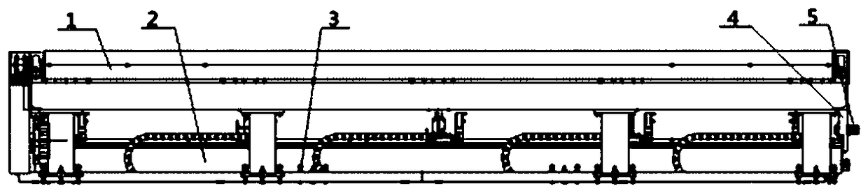 Device for releasing reinforcing plate welding internal stress and using method of device