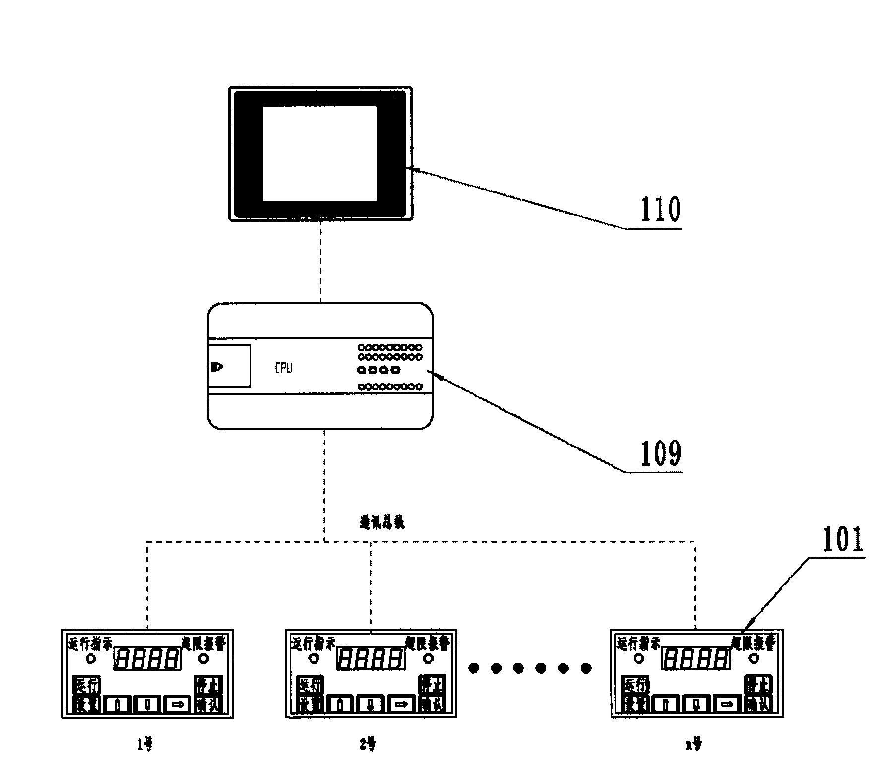 On-line detection and real-time control devices for tension of yarn