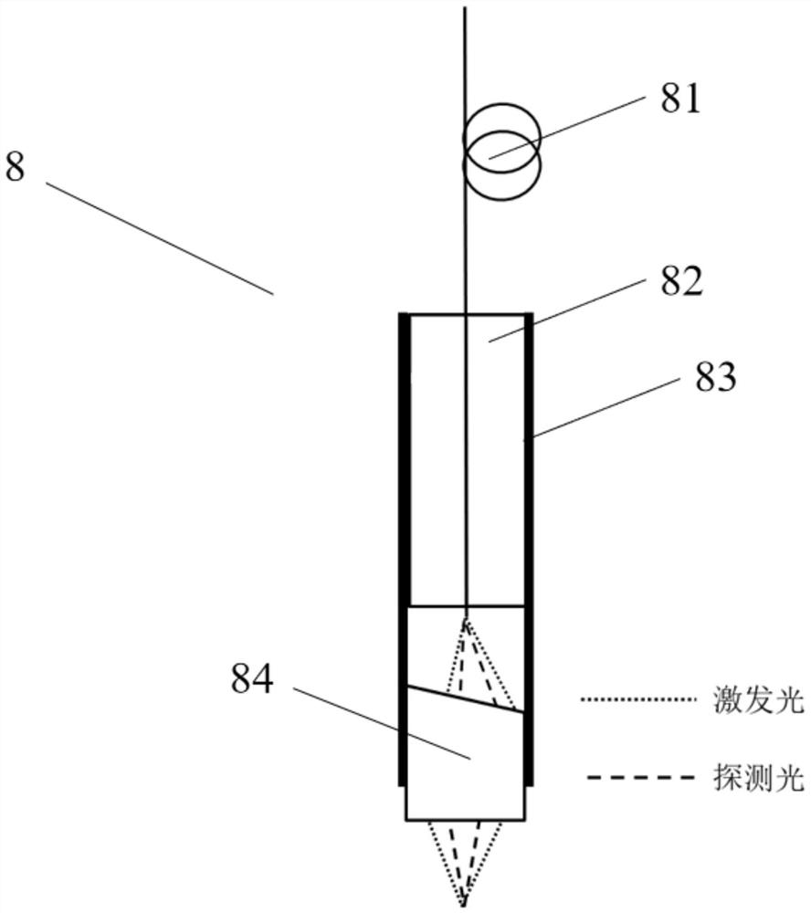 Non-contact miniature photoacoustic imaging head and imaging device thereof