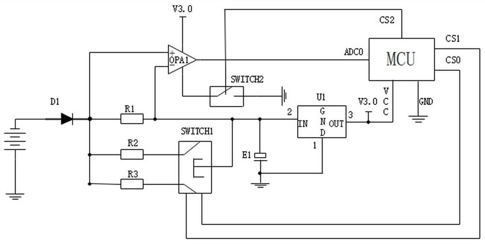 Gas meter lithium battery electric quantity consumption detection system and method