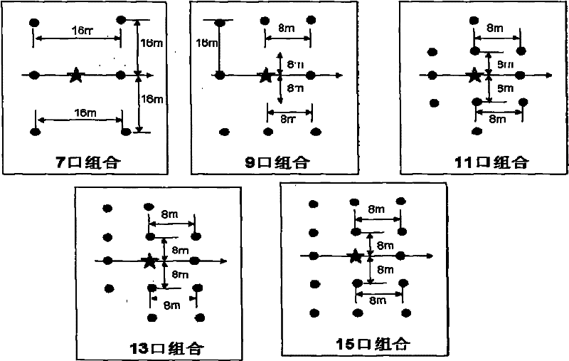 Built-up area exciting and receiving method of earthquake data in low-signal-to-noise-ratio region