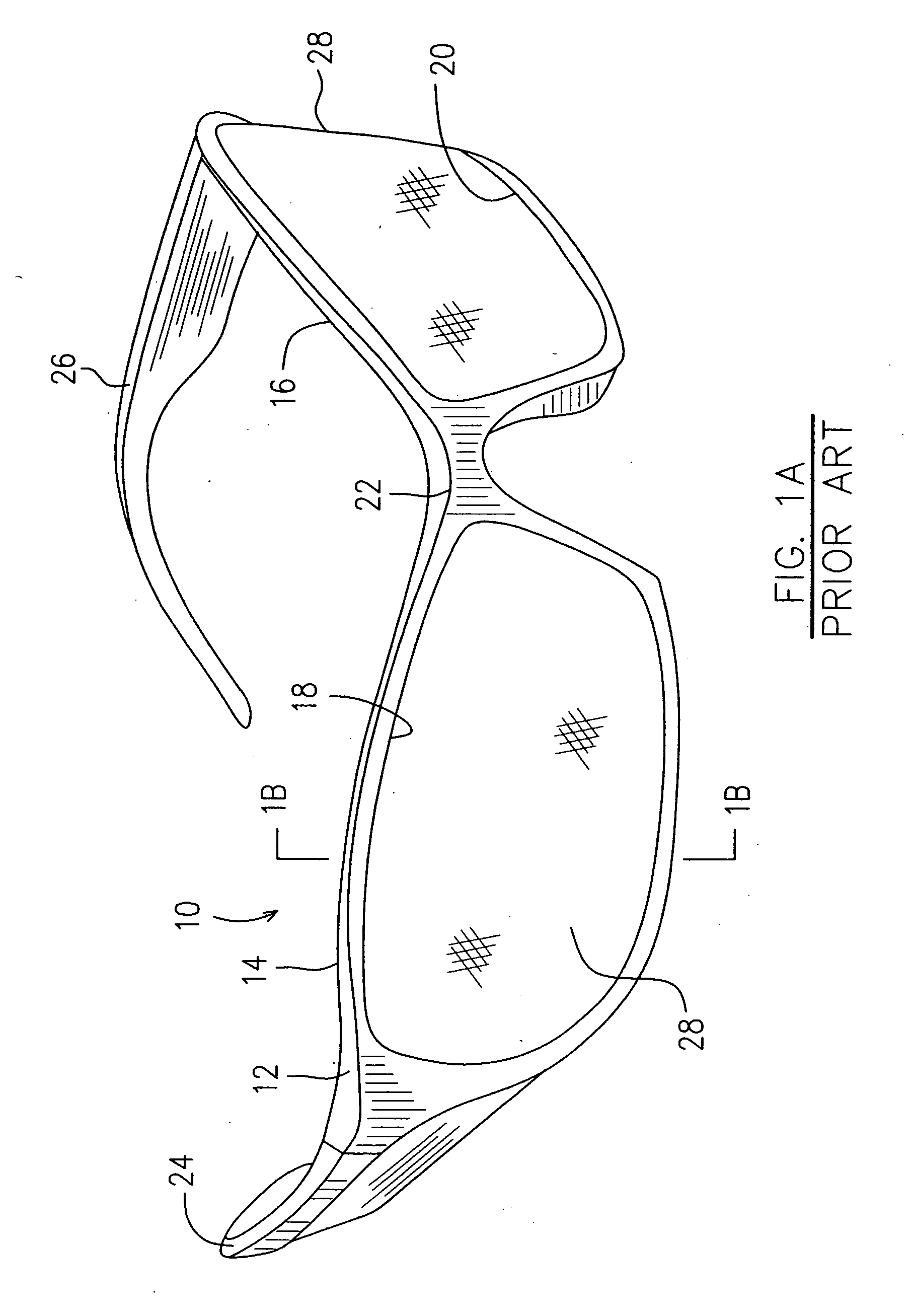 Eyewear having lens retaining member