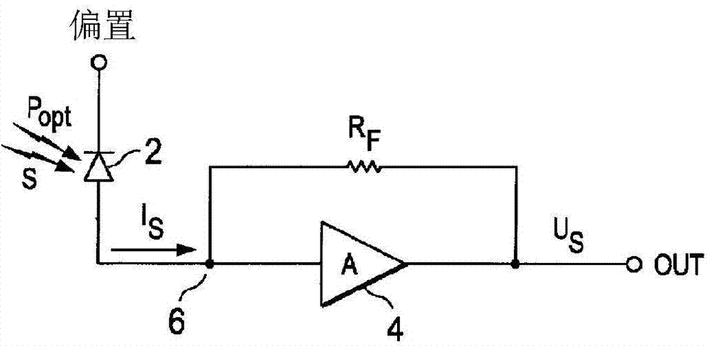 Transimpedance-type electronic device, fiber-optic communication system having such device, and method of operating such device