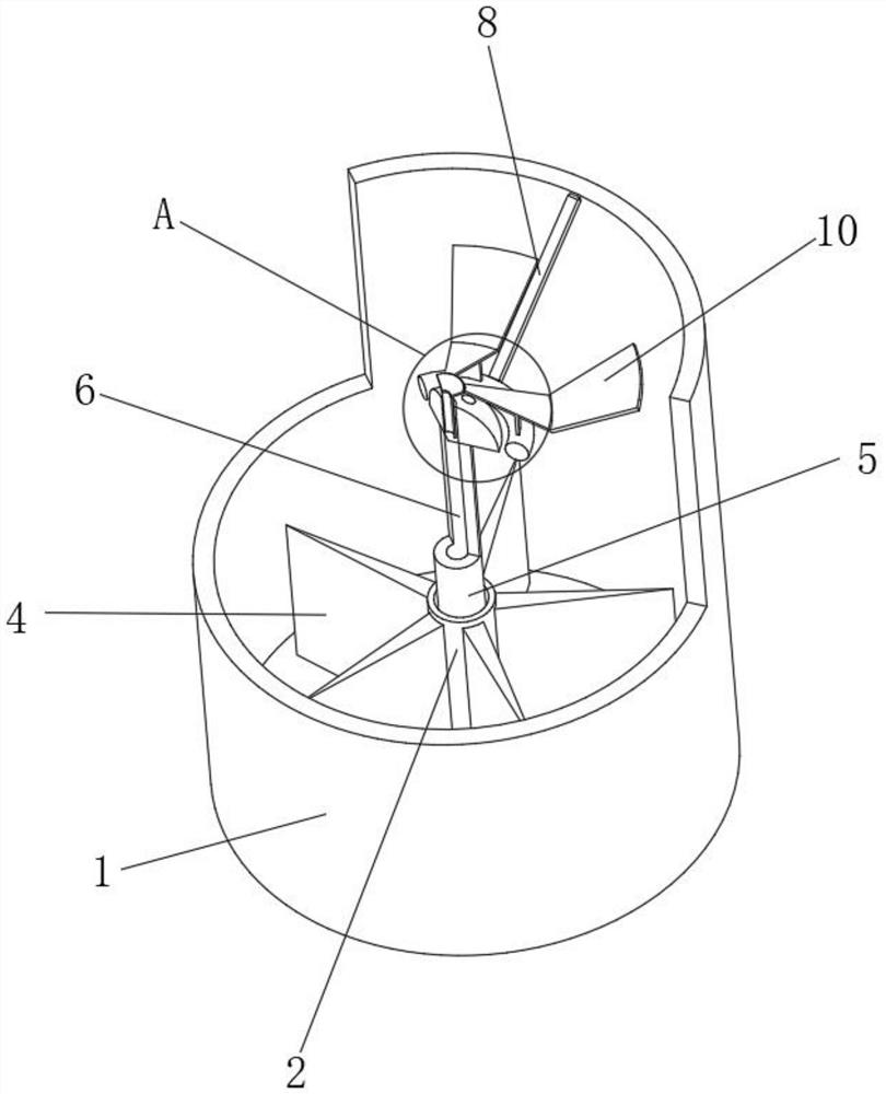 Sewage filtering and impurity removing device