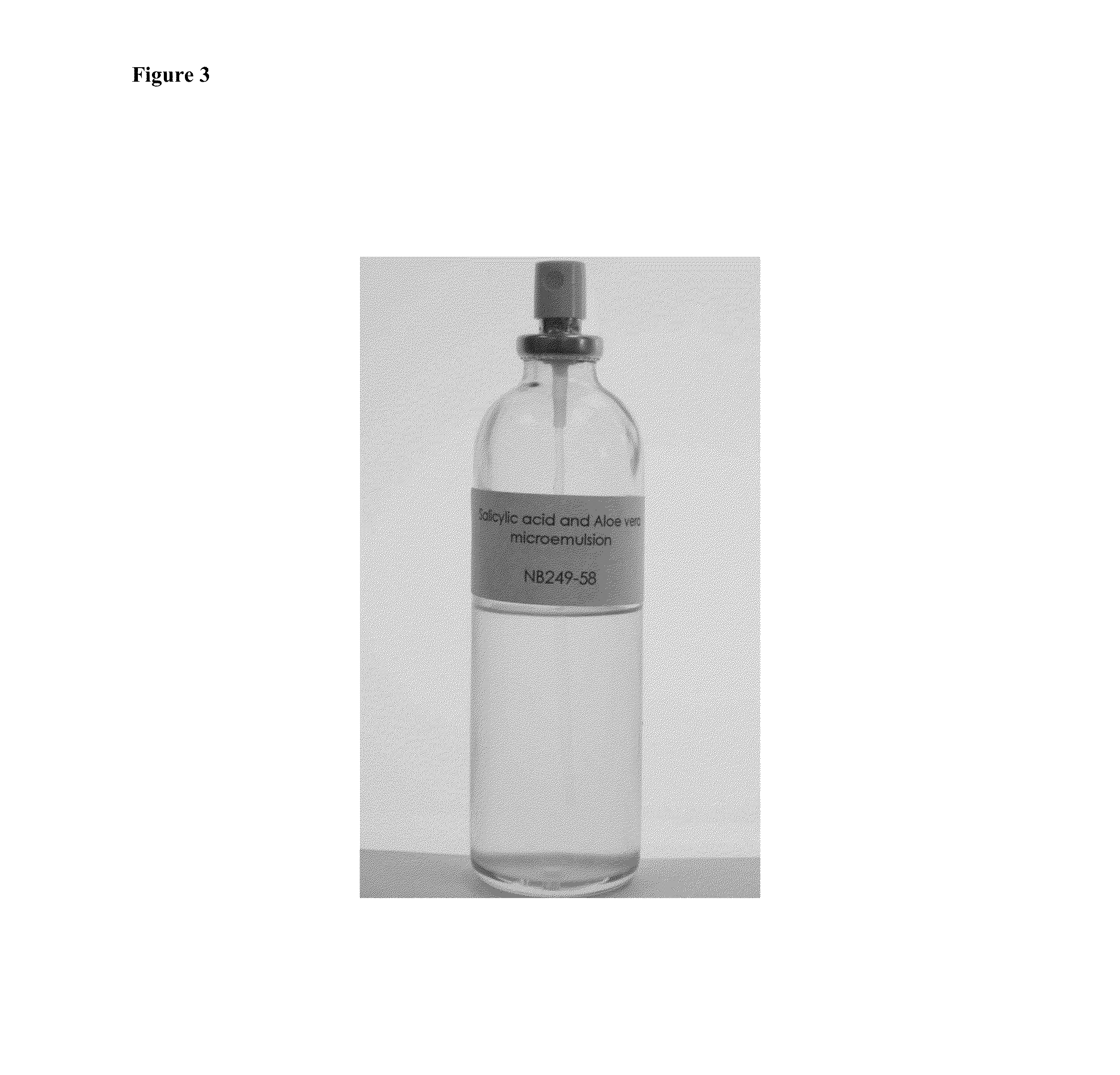 Foamable microemulsion compositions for topical administration