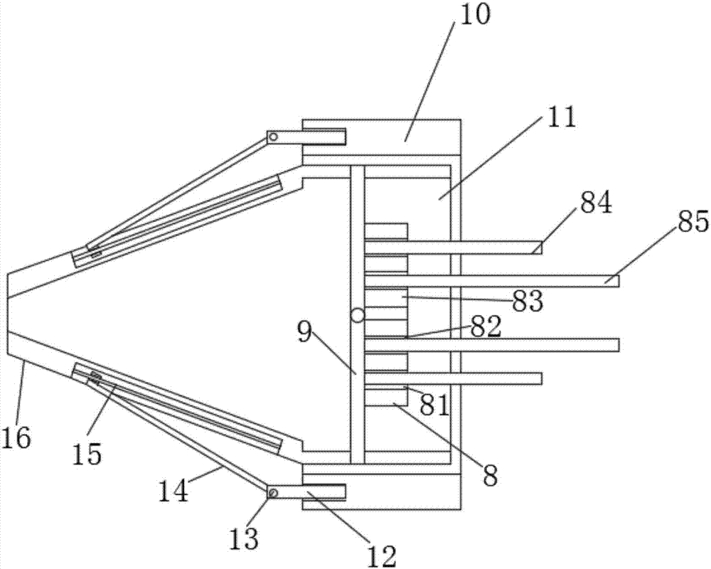 Telescopic sprayer for mortar spraying machine and capable of controlling flow