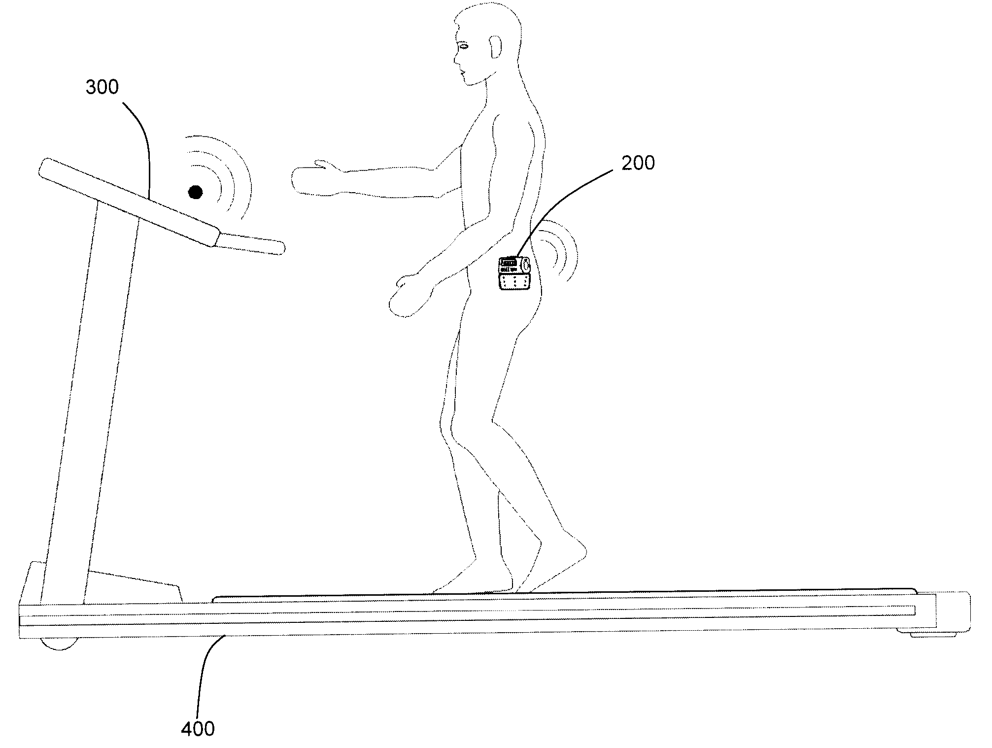 Exercise apparatus and method for tracking number of steps