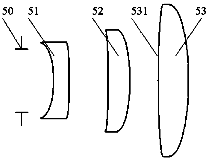 Quasi-telecentric high-power optical focusing lens for laser welding machine and imaging method of quasi-telecentric high-power optical focusing lens