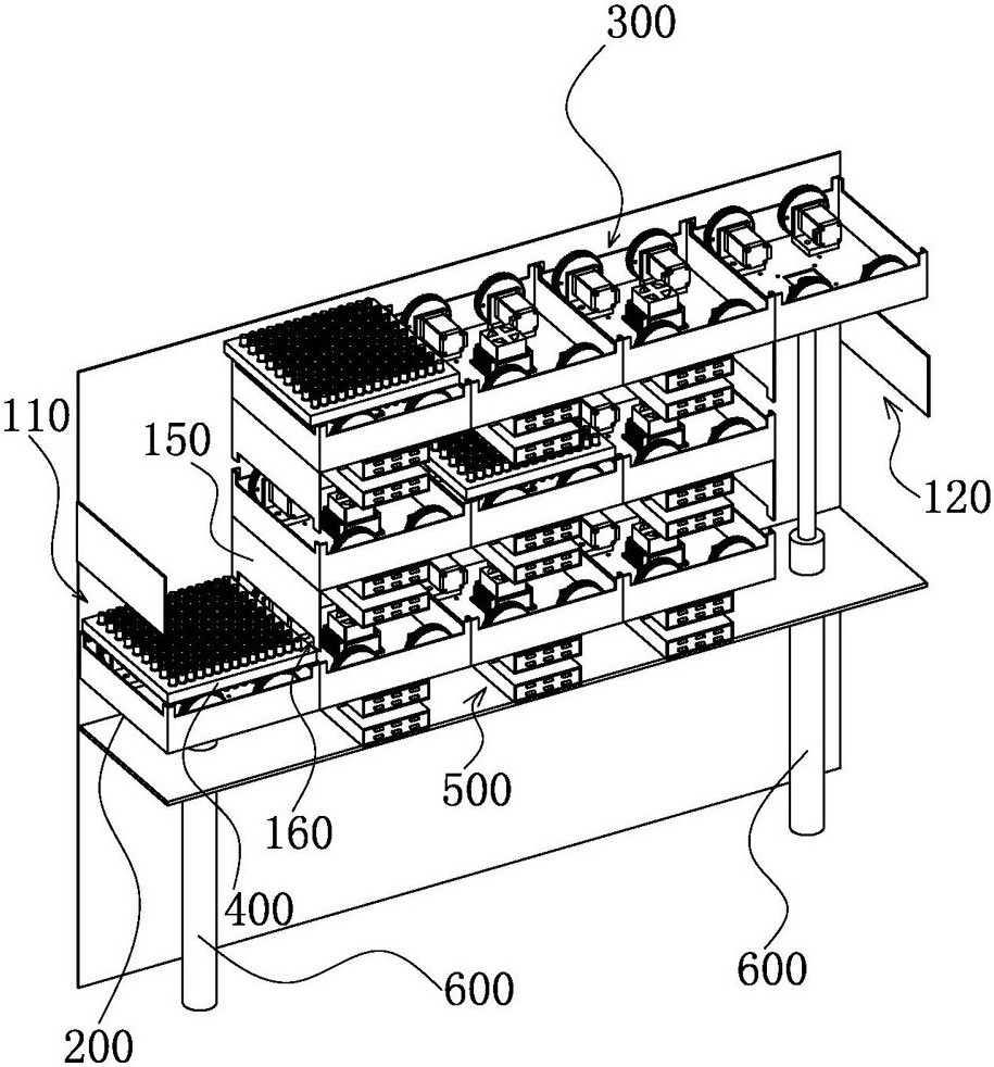 A sample storage device for a fully automatic chemiluminescence analyzer