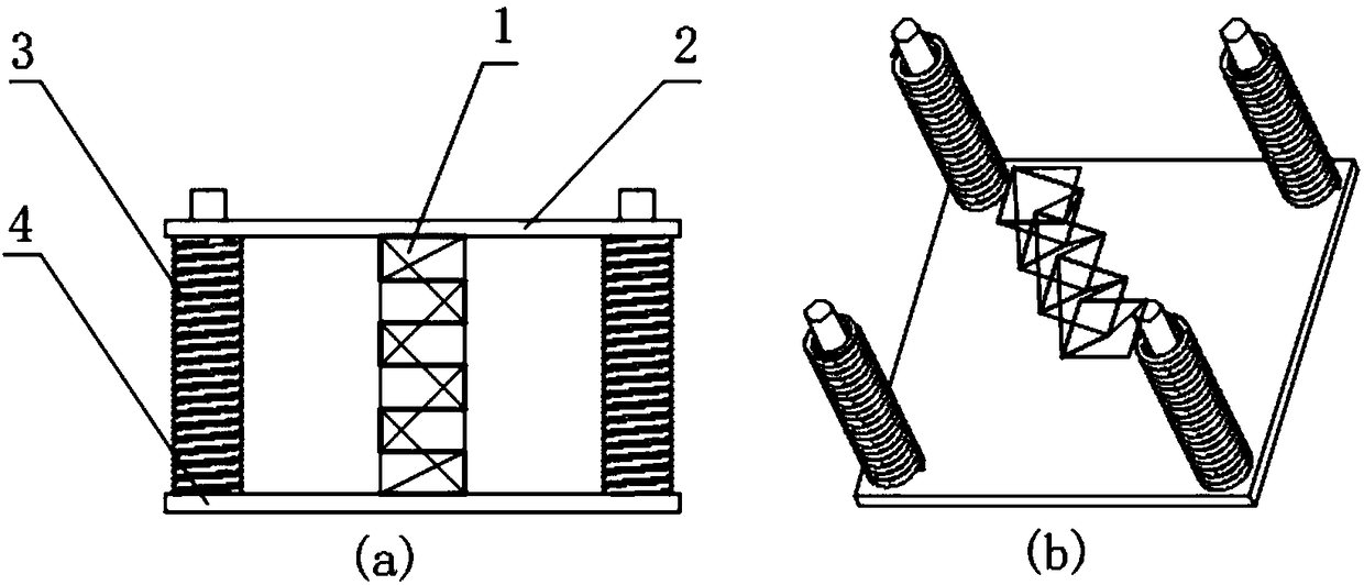 Friction nano-generator with helically folded elastic structure