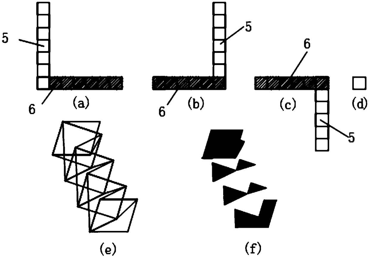 Friction nano-generator with helically folded elastic structure