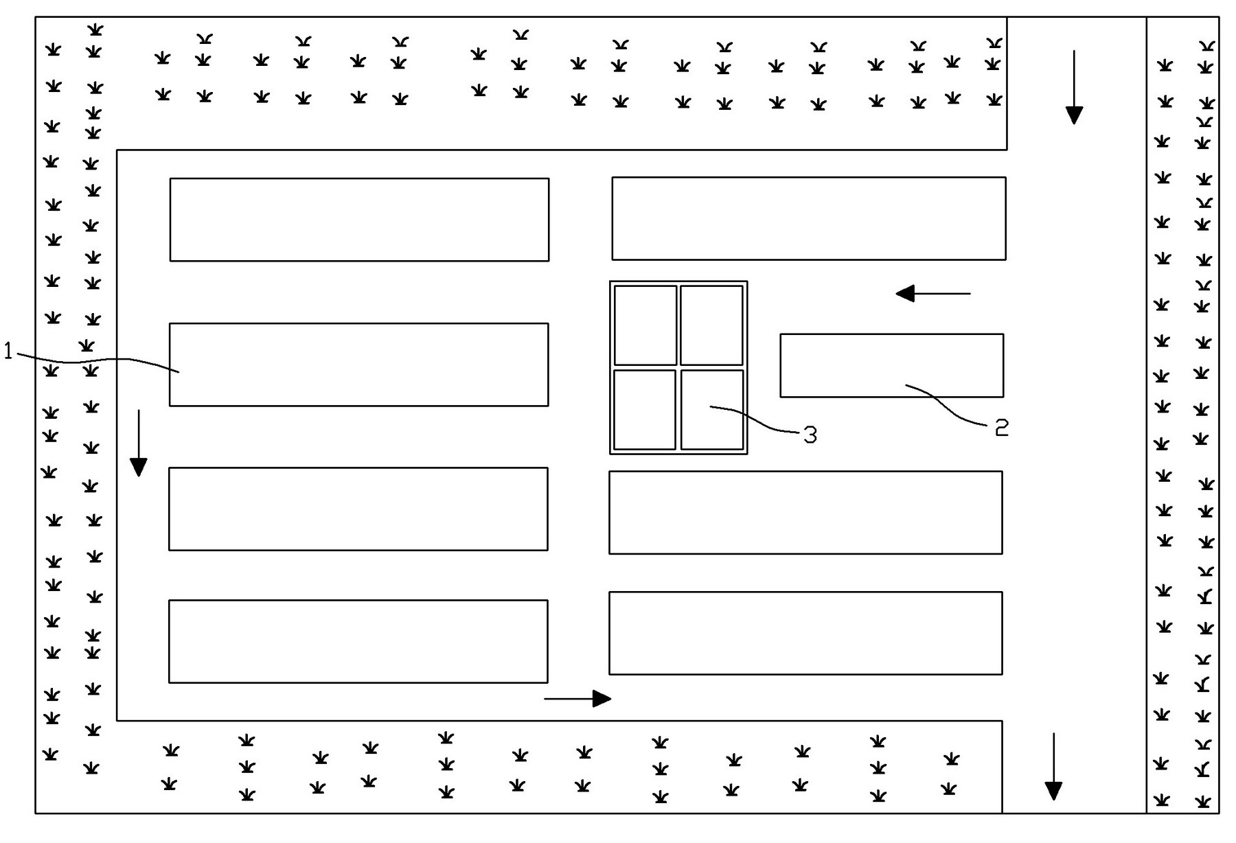 Legehenne smooth farm and legehenne breeding method