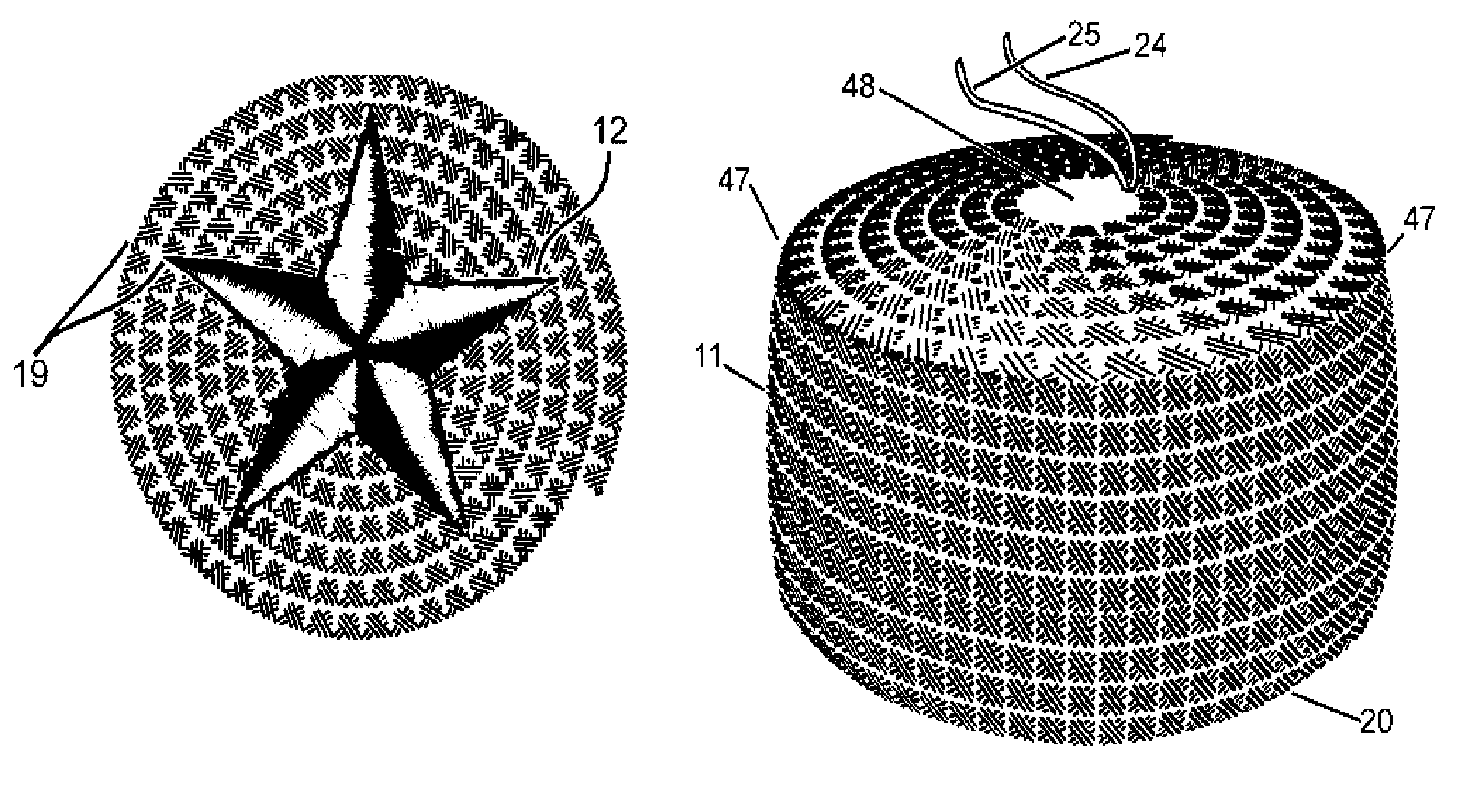 Spherical crocheted object