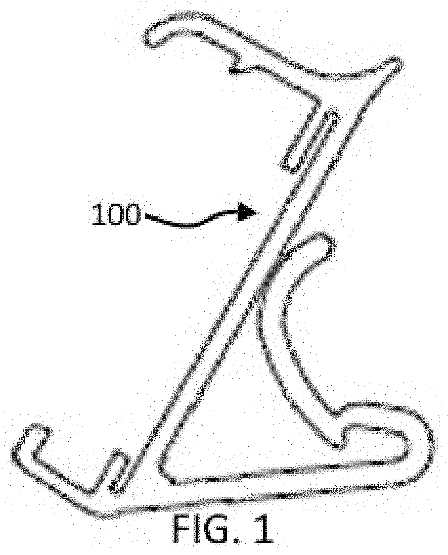 Extruded Profile for Electronic Shelf Label Holder