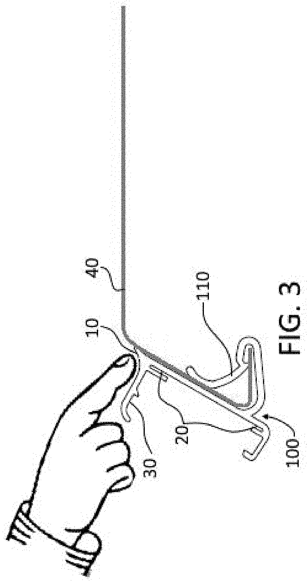 Extruded Profile for Electronic Shelf Label Holder