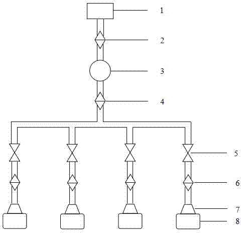 Dynamic rapid water-absorption and forced-filtration device for rice field