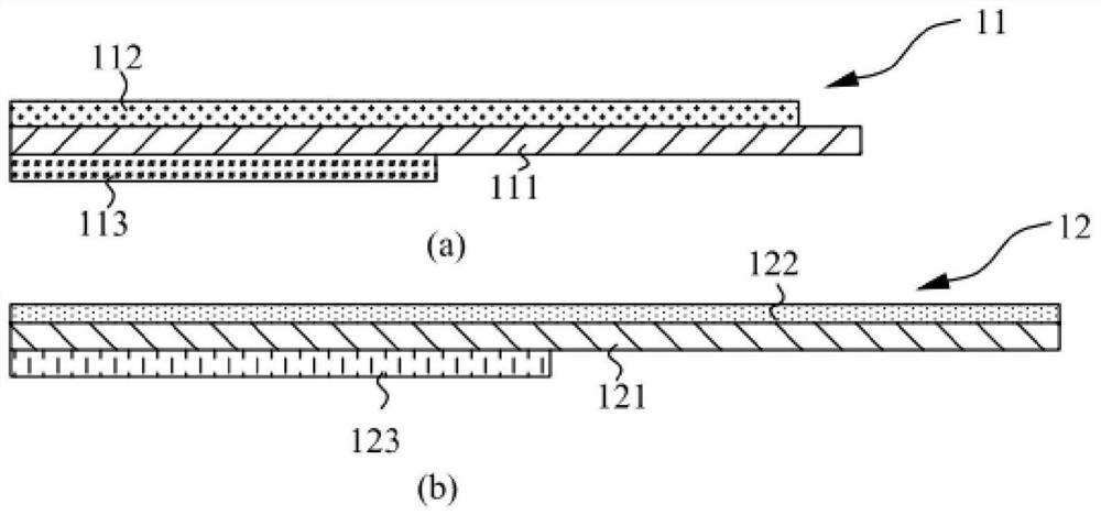 A battery cell film bag packaging method, battery preparation method and battery